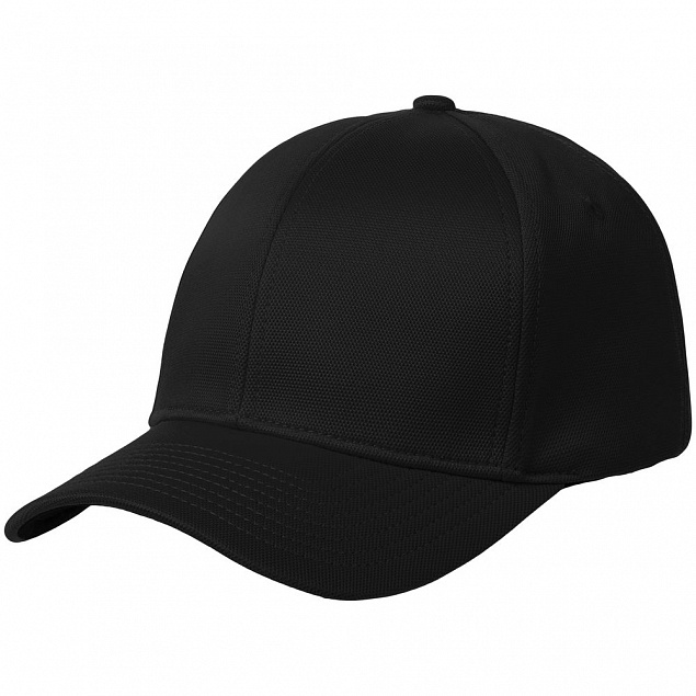 Бейсболка Harris, черная с логотипом в Астрахани заказать по выгодной цене в кибермаркете AvroraStore