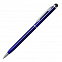 Шариковая ручка Touch Tip, синяя с логотипом в Астрахани заказать по выгодной цене в кибермаркете AvroraStore