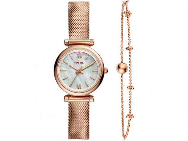 Подарочный набор: часы наручные женские, браслет с логотипом в Астрахани заказать по выгодной цене в кибермаркете AvroraStore