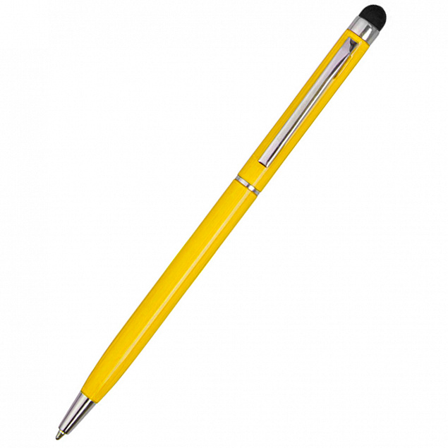 Ручка металлическая Dallas Touch - Желтый KK с логотипом в Астрахани заказать по выгодной цене в кибермаркете AvroraStore