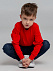 Свитшот детский Toima kids, красный с логотипом в Астрахани заказать по выгодной цене в кибермаркете AvroraStore