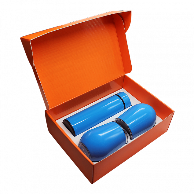Набор Hot Box C2 W, голубой с логотипом в Астрахани заказать по выгодной цене в кибермаркете AvroraStore