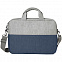Конференц-сумка BEAM NOTE, серый/темно-синий, 39х30х6.5 см, ткань верха: 100% полиамид, под-д: 100%п с логотипом в Астрахани заказать по выгодной цене в кибермаркете AvroraStore