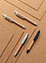 Эко-ручка Write, голубой с логотипом в Астрахани заказать по выгодной цене в кибермаркете AvroraStore