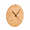 Настенные часы из бамбука кругл с логотипом в Астрахани заказать по выгодной цене в кибермаркете AvroraStore
