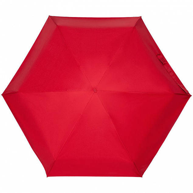 Складной зонт Color Action, в кейсе, красный с логотипом в Астрахани заказать по выгодной цене в кибермаркете AvroraStore