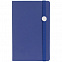 Блокнот Shall Round, синий с логотипом в Астрахани заказать по выгодной цене в кибермаркете AvroraStore