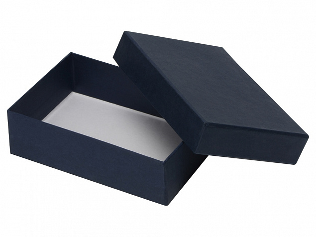Подарочная коробка 17,7 х 12,3 х 5,2 см, синий с логотипом в Астрахани заказать по выгодной цене в кибермаркете AvroraStore