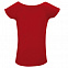 Футболка женская MARYLIN, красная с логотипом в Астрахани заказать по выгодной цене в кибермаркете AvroraStore