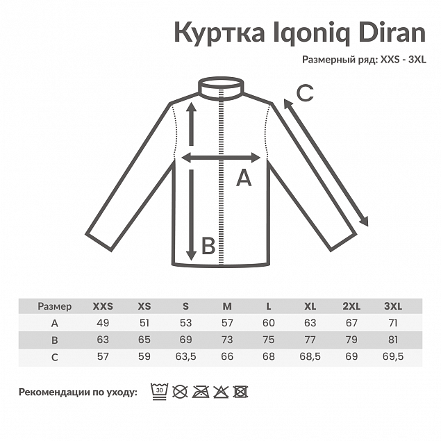 Куртка Iqoniq Diran из переработанного полиэстера AWARE™, унисекс, 320 г/м² с логотипом в Астрахани заказать по выгодной цене в кибермаркете AvroraStore