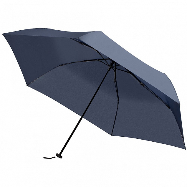 Зонт складной Luft Trek, темно-синий с логотипом в Астрахани заказать по выгодной цене в кибермаркете AvroraStore