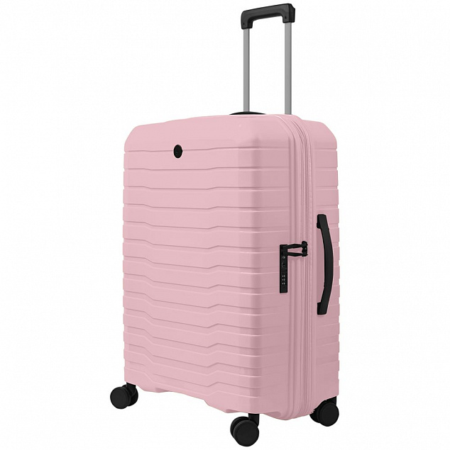 Чемодан Edge M, розовый с логотипом в Астрахани заказать по выгодной цене в кибермаркете AvroraStore