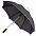 Зонт-трость Highlight, черный с зеленым с логотипом в Астрахани заказать по выгодной цене в кибермаркете AvroraStore
