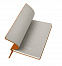 Бизнес-блокнот "Biggy", B5 формат, оранжевый, серый форзац, мягкая обложка, в клетку с логотипом в Астрахани заказать по выгодной цене в кибермаркете AvroraStore