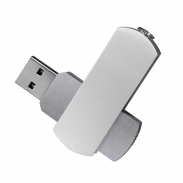 USB Флешка, Elegante, 16 Gb, серебряный, в подарочной упаковке с логотипом в Астрахани заказать по выгодной цене в кибермаркете AvroraStore