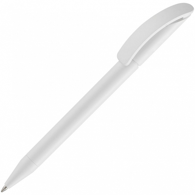 Ручка шариковая Prodir DS3 TMM, белая матовая с логотипом в Астрахани заказать по выгодной цене в кибермаркете AvroraStore