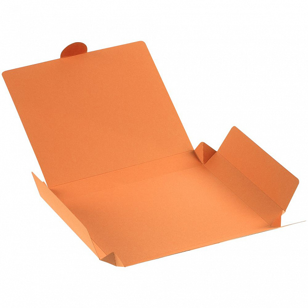 Коробка самосборная Flacky, оранжевая с логотипом в Астрахани заказать по выгодной цене в кибермаркете AvroraStore