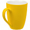 Кружка Good Morning с покрытием софт-тач, желтая с логотипом в Астрахани заказать по выгодной цене в кибермаркете AvroraStore