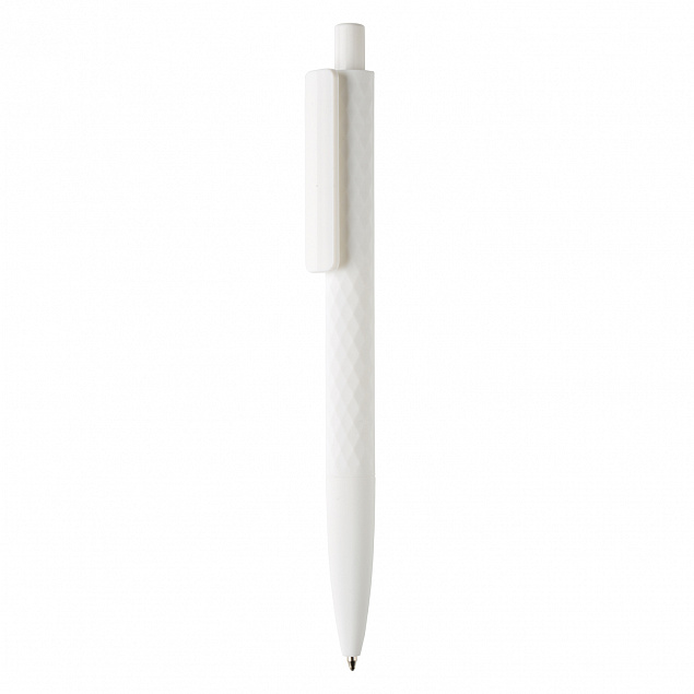 Ручка X3 Smooth Touch, белый с логотипом в Астрахани заказать по выгодной цене в кибермаркете AvroraStore