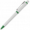 Ручка шариковая Raja, зеленая с логотипом в Астрахани заказать по выгодной цене в кибермаркете AvroraStore