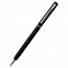 Ручка шариковая металлическая Tinny Soft - Черный AA с логотипом в Астрахани заказать по выгодной цене в кибермаркете AvroraStore