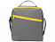Изотермическая сумка-холодильник Classic c контрастной молнией, серый/желтый с логотипом в Астрахани заказать по выгодной цене в кибермаркете AvroraStore