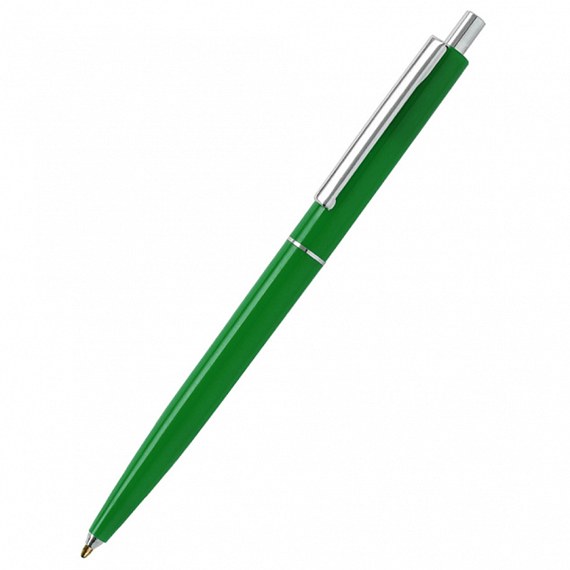Ручка шариковая Dot - Зеленый FF с логотипом в Астрахани заказать по выгодной цене в кибермаркете AvroraStore