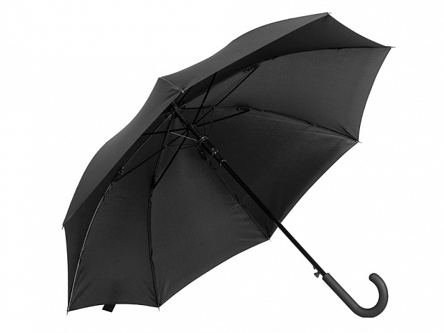 Зонт-трость Reviver  с куполом из переработанного пластика с логотипом в Астрахани заказать по выгодной цене в кибермаркете AvroraStore