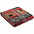 Плед Baltimora, бордовый с логотипом в Астрахани заказать по выгодной цене в кибермаркете AvroraStore