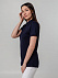 Рубашка поло женская Virma Stretch Lady, темно-синяя с логотипом в Астрахани заказать по выгодной цене в кибермаркете AvroraStore