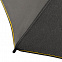 Зонт складной AOC Mini с цветными спицами, желтый с логотипом в Астрахани заказать по выгодной цене в кибермаркете AvroraStore