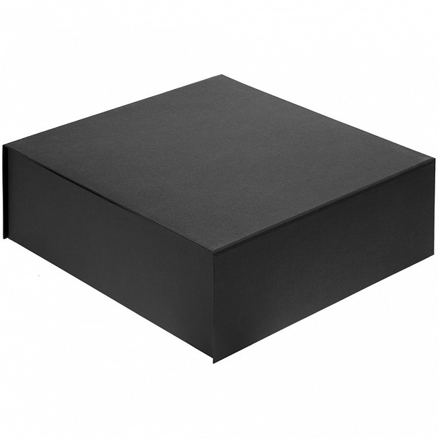 Коробка Quadra, черная с логотипом в Астрахани заказать по выгодной цене в кибермаркете AvroraStore