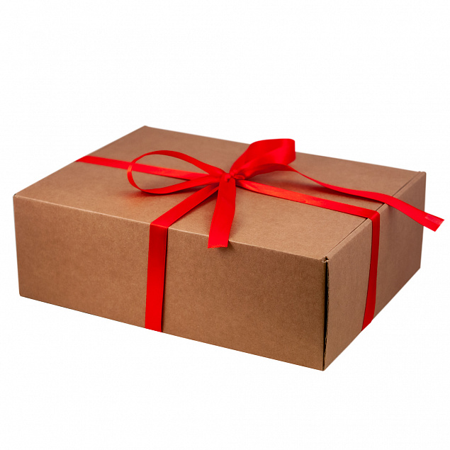 Подарочная лента для универсальной подарочной коробки 350*255*113 мм, красная, 20 мм с логотипом в Астрахани заказать по выгодной цене в кибермаркете AvroraStore