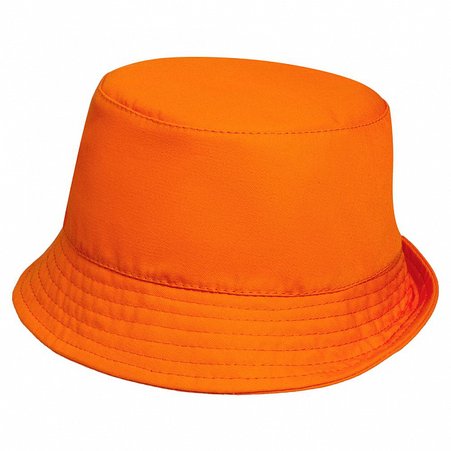 Панама Sunshade, оранжевая с логотипом в Астрахани заказать по выгодной цене в кибермаркете AvroraStore