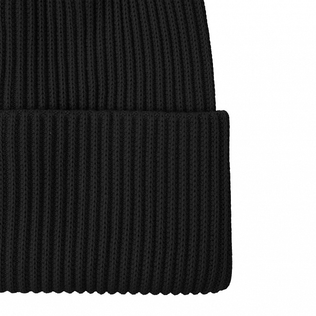 Шапка Franky, черная с логотипом в Астрахани заказать по выгодной цене в кибермаркете AvroraStore