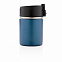 Компактная вакуумная кружка Bogota с керамическим покрытием, синий с логотипом в Астрахани заказать по выгодной цене в кибермаркете AvroraStore