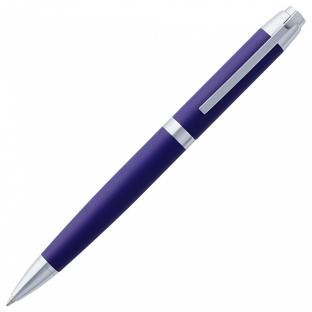 Ручка шариковая Razzo Chrome, синяя с логотипом в Астрахани заказать по выгодной цене в кибермаркете AvroraStore