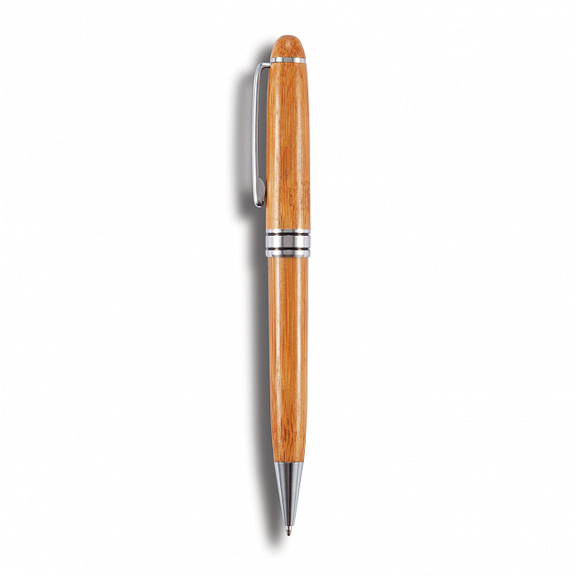 Бамбуковая ручка в пенале Bamboo с логотипом в Астрахани заказать по выгодной цене в кибермаркете AvroraStore