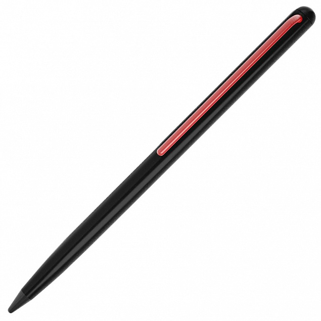 Карандаш GrafeeX в чехле, черный с красным с логотипом в Астрахани заказать по выгодной цене в кибермаркете AvroraStore