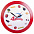 Часы настенные Vivid large, оранжевые с логотипом в Астрахани заказать по выгодной цене в кибермаркете AvroraStore