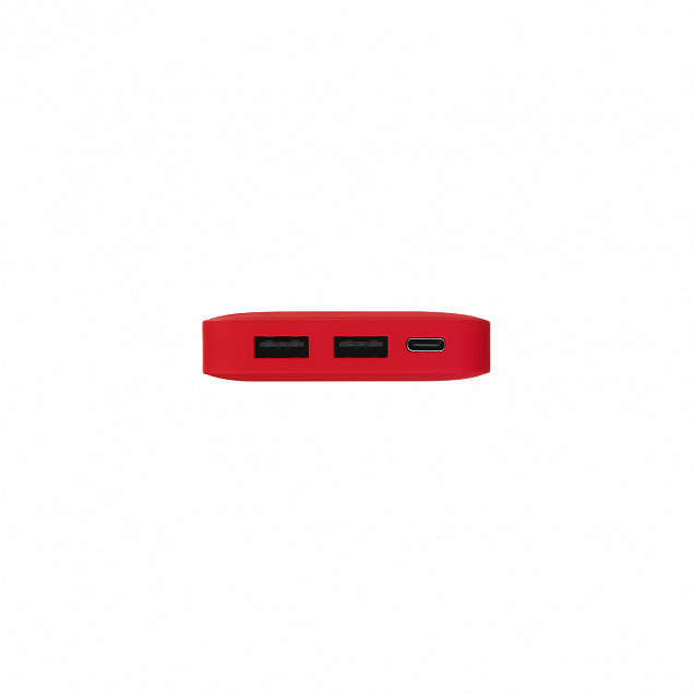 Внешний аккумулятор с подсветкой Ancor Plus 10000 mAh, красный с логотипом в Астрахани заказать по выгодной цене в кибермаркете AvroraStore