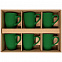 Набор кружек Good Morning c покрытием софт-тач, зеленый с логотипом в Астрахани заказать по выгодной цене в кибермаркете AvroraStore