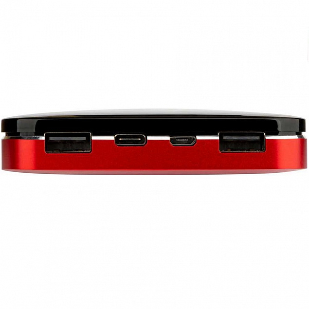 Внешний аккумулятор Accesstyle Carmine 8MP 8000 мАч, черный/красный с логотипом в Астрахани заказать по выгодной цене в кибермаркете AvroraStore