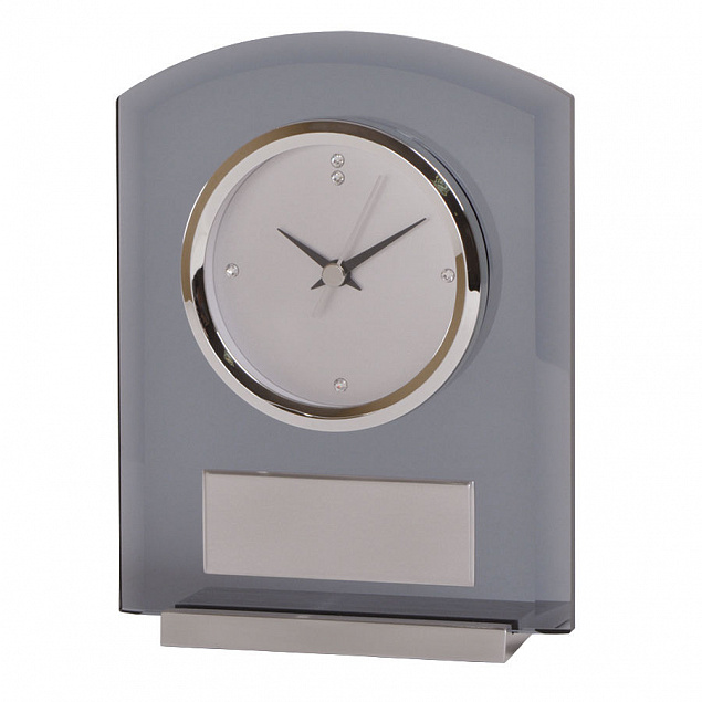 Часы настольные "Award" с шильдом с логотипом в Астрахани заказать по выгодной цене в кибермаркете AvroraStore