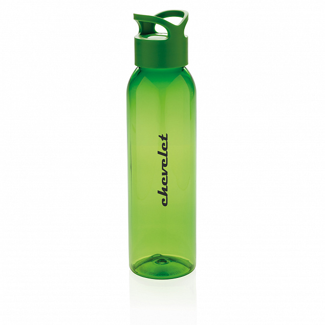 Герметичная бутылка для воды из AS-пластика, зеленая с логотипом в Астрахани заказать по выгодной цене в кибермаркете AvroraStore