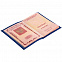 Обложка для паспорта Shall, синяя с логотипом в Астрахани заказать по выгодной цене в кибермаркете AvroraStore