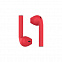 Наушники беспроводные с зарядным боксом TWS AIR SOFT, цвет красный  с логотипом в Астрахани заказать по выгодной цене в кибермаркете AvroraStore