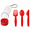 Набор "Pocket":ложка,вилка,нож в футляре с карабином с логотипом в Астрахани заказать по выгодной цене в кибермаркете AvroraStore
