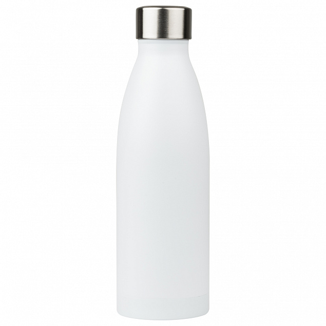 Термобутылка вакуумная герметичная, Fresco, 500 ml, белая с логотипом в Астрахани заказать по выгодной цене в кибермаркете AvroraStore
