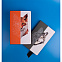 Бизнес-блокнот UNI, A5, бело-оранжевый, мягкая обложка, в линейку, черное ляссе с логотипом в Астрахани заказать по выгодной цене в кибермаркете AvroraStore